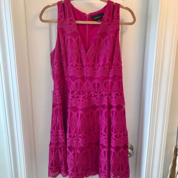 Adelyn Rae Dresses & Skirts - Fuschia lace dress!
